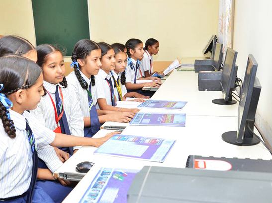 Computer Class of Sanawar Smart School Bhupal